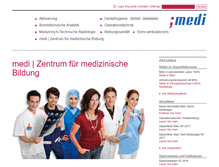 Tablet Screenshot of medi.ch